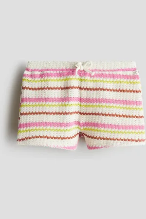 H&M Textured-knit shorts