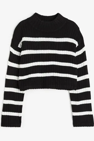 H&M Boxy-style rib-knit jumper