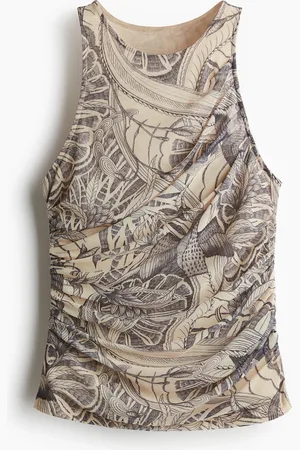 H&M Draped mesh vest top
