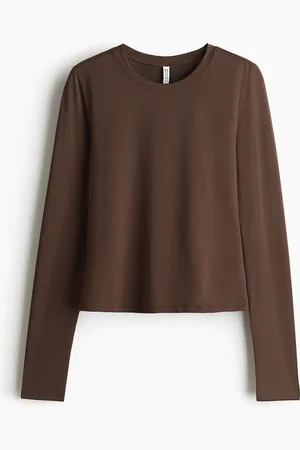 H&M Long-sleeved microfibre top