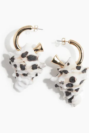 H&M Seashell-pendant earrings