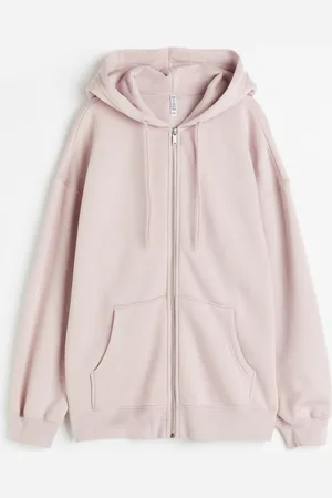 H&M Oversized zip-through hoodie