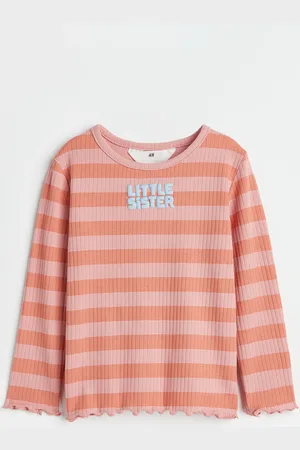 H&M Long-sleeved printed top