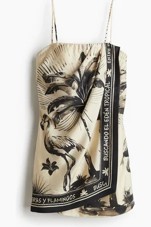 H&M Draped bandeau dress