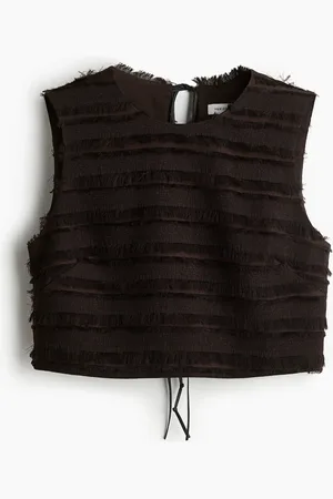 H&M Fringe-trimmed top