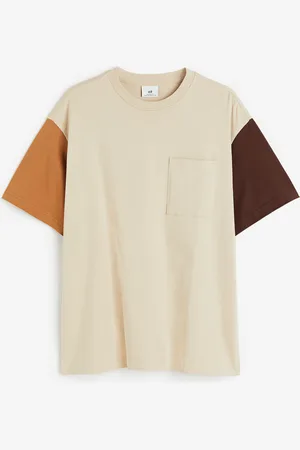 H&M Relaxed Fit Pocket-detail T-shirt