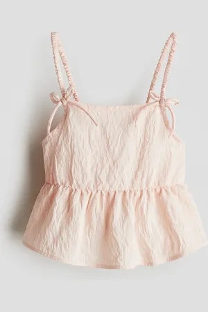 H&M Bow-detail peplum top