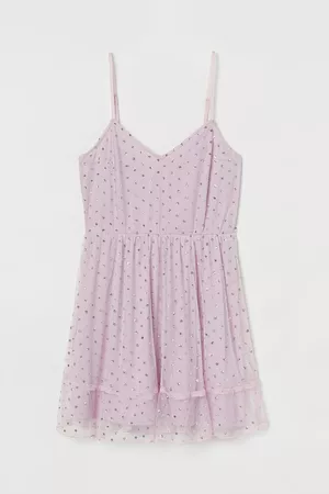 H&M Flared mesh dress