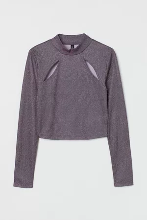 H&M Cropped cut-out top