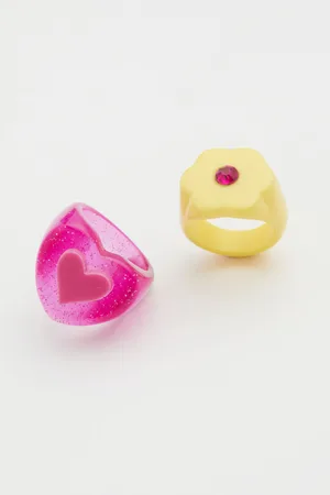 H&M 2-pack rings