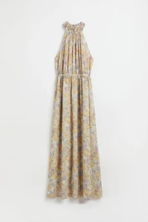H&M Halterneck chiffon dress
