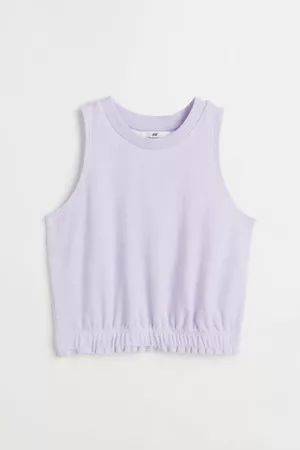 H&M Cropped terry vest top