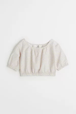 H&M Puff-sleeved top
