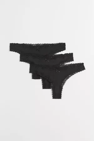 H&M Black Panties for Women for sale