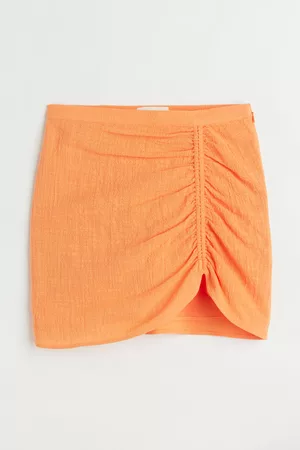 H&M Gathered crêpe skirt