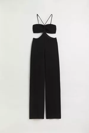 H&M Cut-out halterneck jumpsuit
