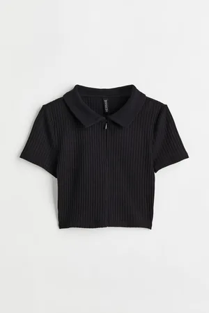 H&M Zip-top cropped top