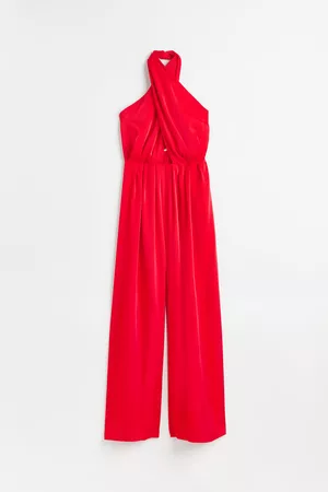 H&M Halterneck jumpsuit - Red
