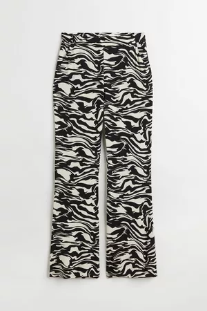 Wide trousers  White  Ladies  HM IN