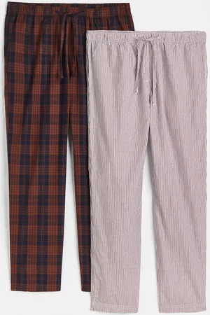 H&M Regular Fit Flannel Pajama Pants