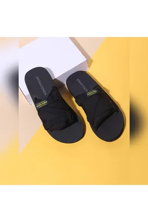 Buy Jack & Jones Men's Anthracite Black Casual Sandals for Men at Best  Price @ Tata CLiQ