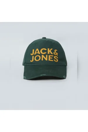 JACK&JONES Boys Green Camo Print Baseball Cap