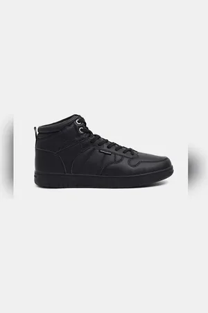 JACK & JONES Black High Top Sneakers