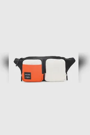 JACK & JONES Black Colourblocked Chestpack