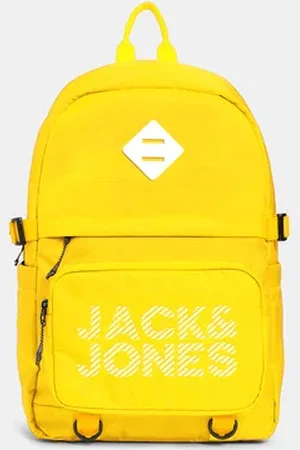 JACK & JONES Yellow Backpack