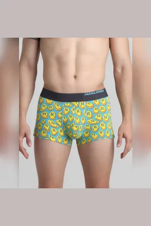 JACK & JONES Blue Smiley Print Trunks