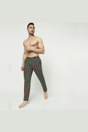 JACK & JONES Black Printed Pyjamas