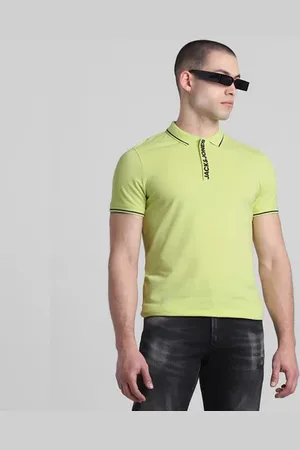 JACK & JONES Green Logo Detail Polo T-shirt