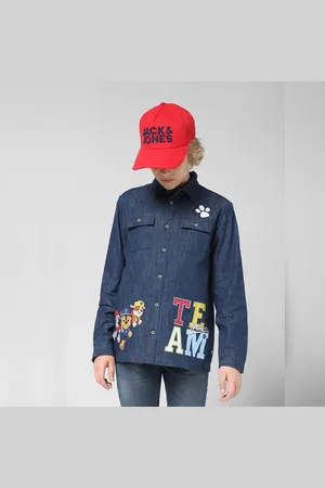 JACK & JONES JACK&JONES X PAW PATROL Dark Blue Denim Shirt