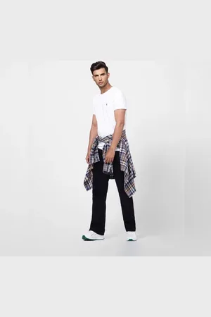 JACK & JONES Black High Rise Bootcut Jeans