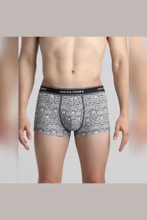 JACK & JONES White All Over Print Trunks