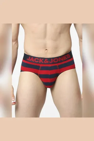 JACK & JONES Red Striped Briefs