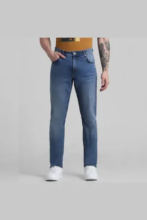 JACK & JONES Light Blue Low Rise Glenn Slim Fit Jeans