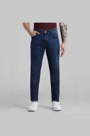 JACK & JONES Dark Blue Low Rise Glenn Slim Fit Jeans