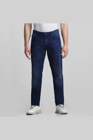 JACK & JONES Dark Blue Low Rise Tim Slim Fit Jeans
