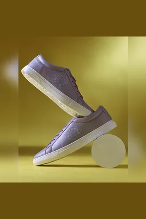 JACK & JONES PURPLE LEATHER SNEAKERS