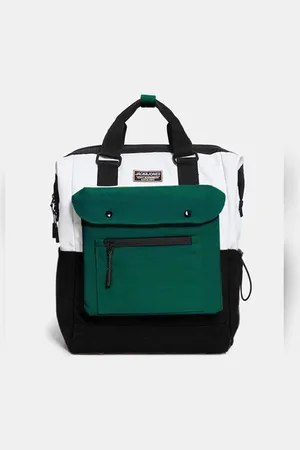 JACK & JONES Black Colourblocked Backpack