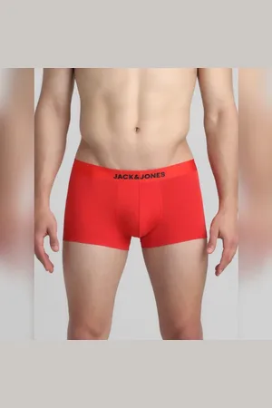 JACK & JONES Bright Red Knitted Trunks