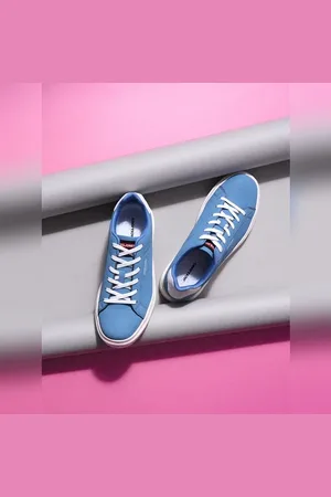 JACK & JONES Blue Vintage Lace-Up Sneakers