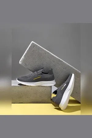 JACK & JONES Grey Slip-On Sneakers