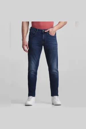 JACK & JONES Dark Blue Mid Rise Brak Slim Fit Jeans