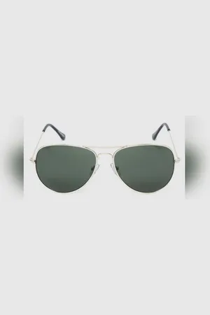 JACK & JONES Green Aviator Sunglasses