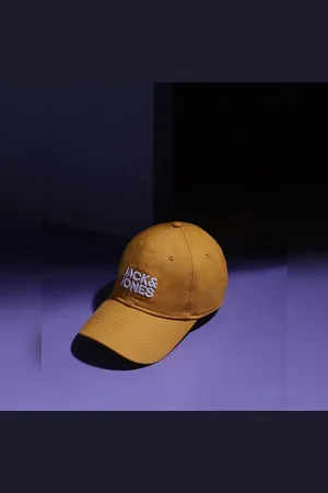JACK & JONES Boys Mustard Logo Print Baseball Cap