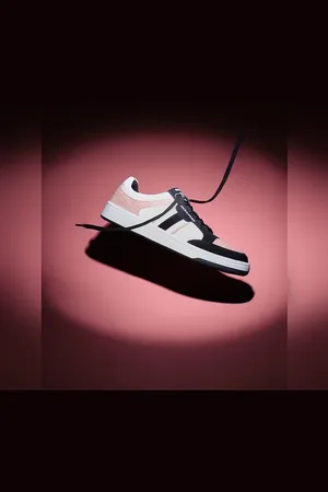 JACK & JONES Black Colourblocked Casual Sneakers