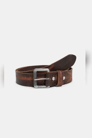JACK & JONES Brown Leather Belt