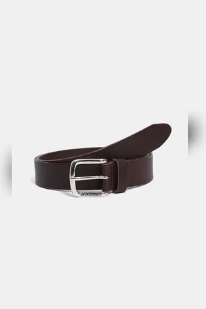 JACK & JONES Dark Brown Leather Belt